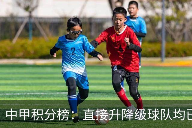 中甲积分榜：直接升降级球队均已确定；三队力求逃离保级附加赛